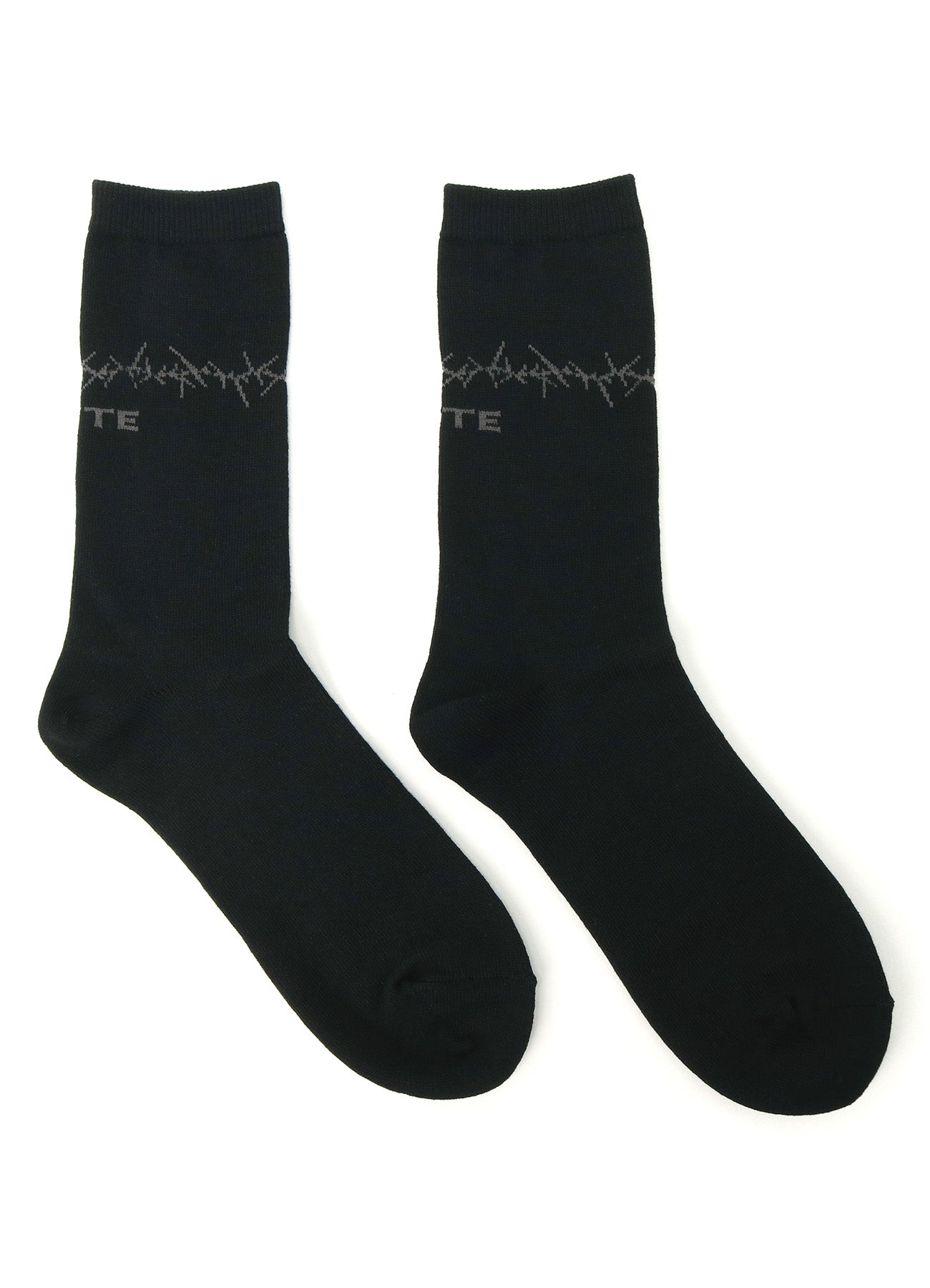 Breathable Cotton Plain Stitch Thorny Pattern Socks for Men & Women - Comfortable Everyday Wear, Gym, Running & Casual Outfits