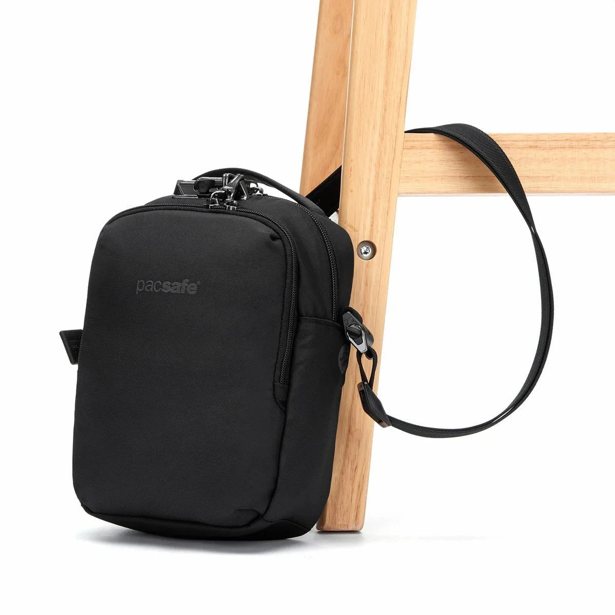Pacsafe V Anti-Theft Crossbody Bag - Secure Travel & Everyday Use for Women & Men | RFID Protection, Slash-Resistant Straps | Perfect for Commuting, Shopping & Sightseeing