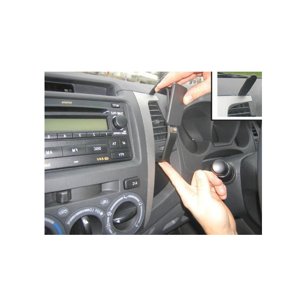 ClicOn No Holes Center Dash Mount for Toyota HiLux 2006-2009 | Secure Phone Holder for Off-Road & Daily Driving
