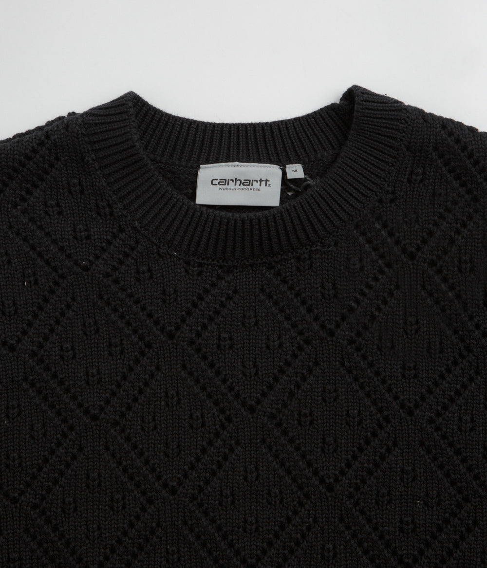 Carhartt Kaley Sweatshirt for Men & Women - Soft Cotton Pullover Hoodie in Black - Perfect for Work, Outdoor Activities & Casual Wear