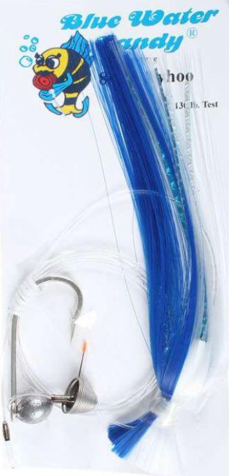 Premium Blue Water Candy Skirted Ballyhoo Rigs - Saltwater Fishing Lures for Offshore Trolling - Perfect for Mahi, Tuna & Billfish