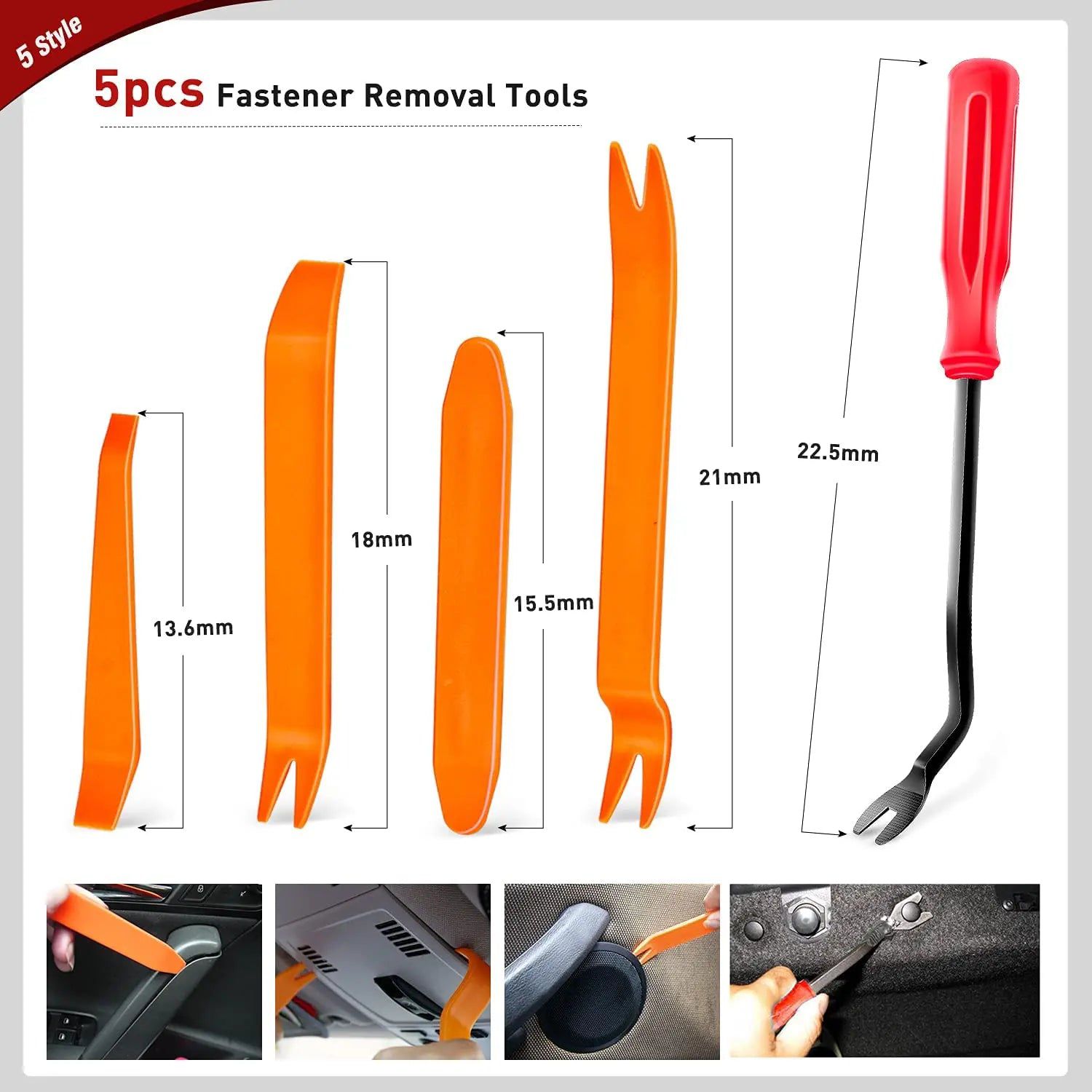 680 Pcs Bumper Retainer Clips Car Push Retainer Kit - Universal Auto Body Fasteners for Honda, Toyota, Ford, Chevy - Perfect for DIY Car Repairs & Bumper Fixing