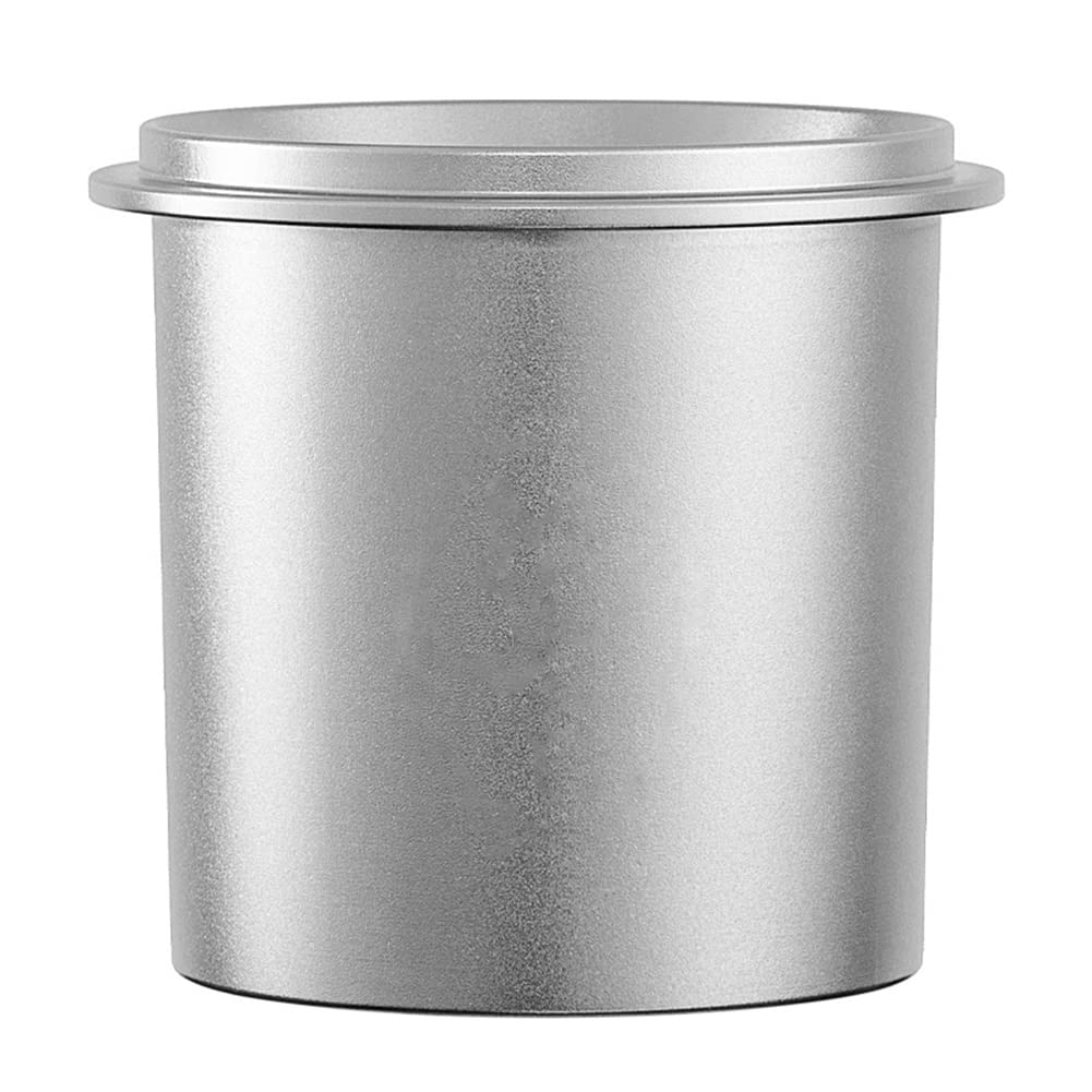 Yepar 58MM Silver Coffee Dosing Cup - Premium Coffee Distributor & Sniffing Mug for Espresso Powder Feeder, Perfect for Barista Tools and Coffee Tamper Accessories | Ideal for Home Brewing, Coffee Shops & Professional Baristas