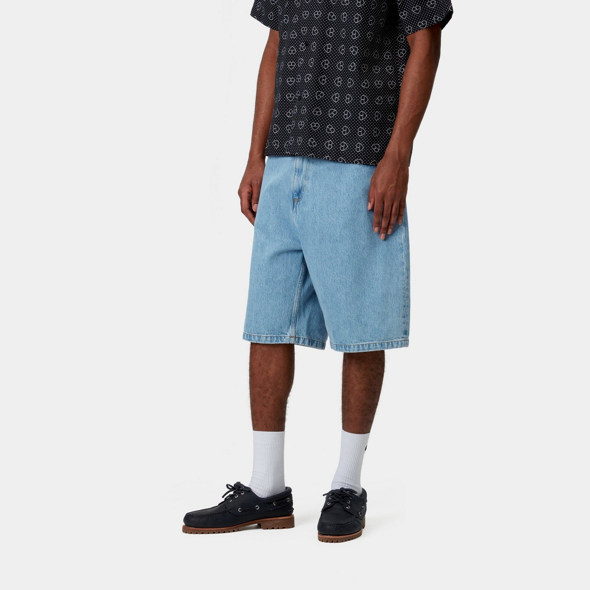 Brandon Short Sleeve T-Shirt for Men | Soft Cotton Casual Tee | Blue Stone Bleached Wash | Perfect for Everyday Wear & Outdoor Activities
