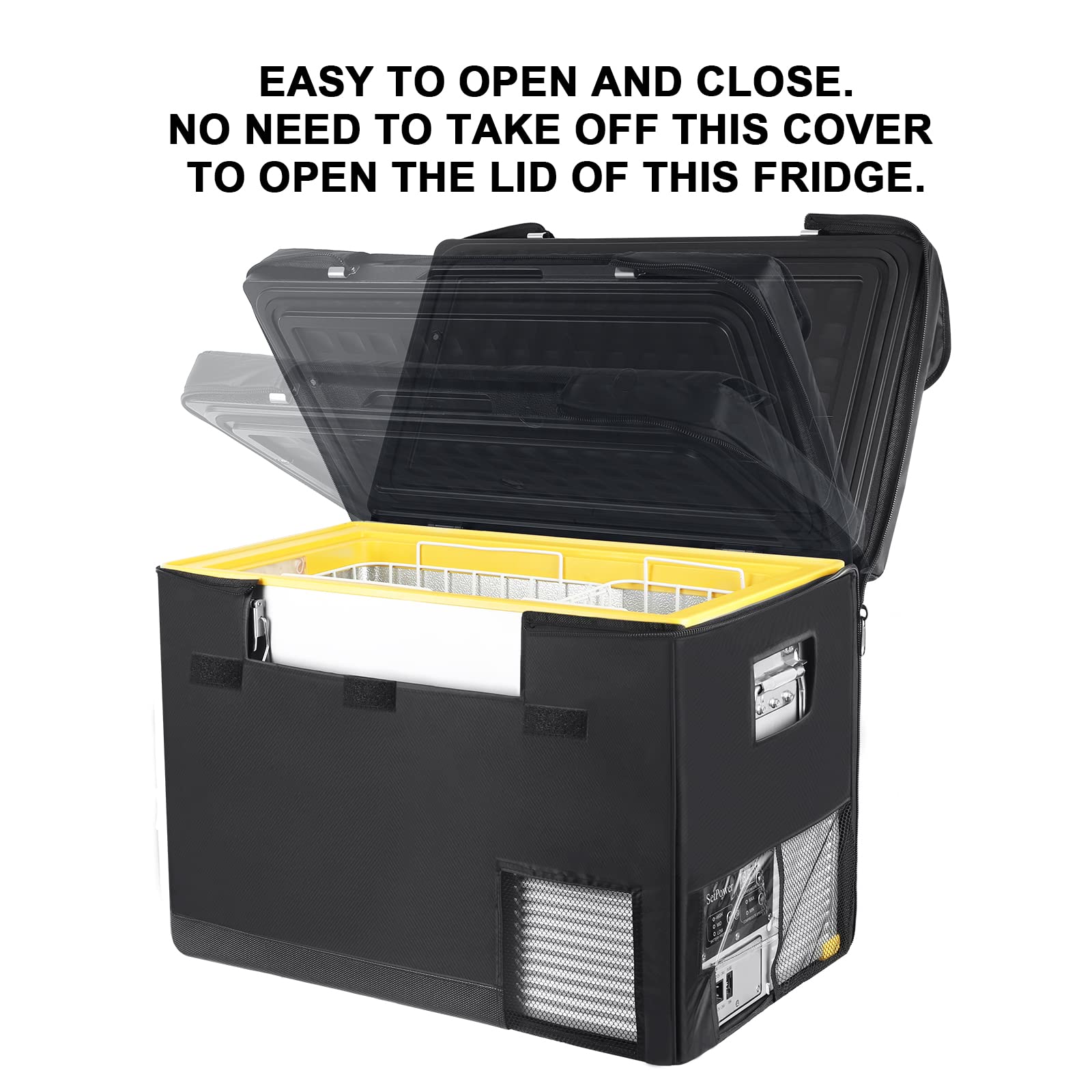 SetPower RV45S 47-Quart Insulated Protective Cover - 12V Portable Refrigerator Transit Bag for Camping, Road Trips & Outdoor Adventures