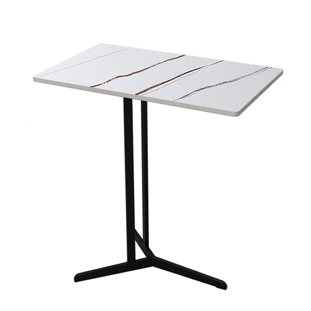 Jyfsa Small Round End Table - Nightstand for Bedroom, Living Room & Balcony - Compact Side Table with Sturdy Design - Perfect for Reading Nook, Coffee Table Companion & Bedside Storage (White)
