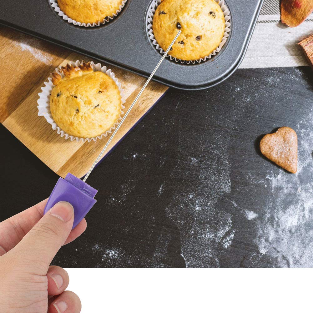 Stainless Steel Cake Tester & Bread Needle - Professional Baking Tool for Home Kitchen, DIY, Bakery Shop - Perfect for Testing Cake Doneness, Bread Baking, and Pastry Making