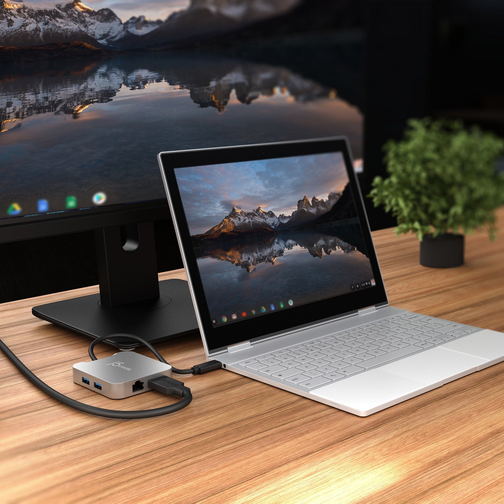 4K60 Elite USB C® PD Multi Port Adapter - 6-in-1 USB C Hub with HDMI, Ethernet, USB 3.0 for MacBook Pro/Air, iPad Pro, Chromebook - Perfect for Home Office, Gaming & Video Conferencing