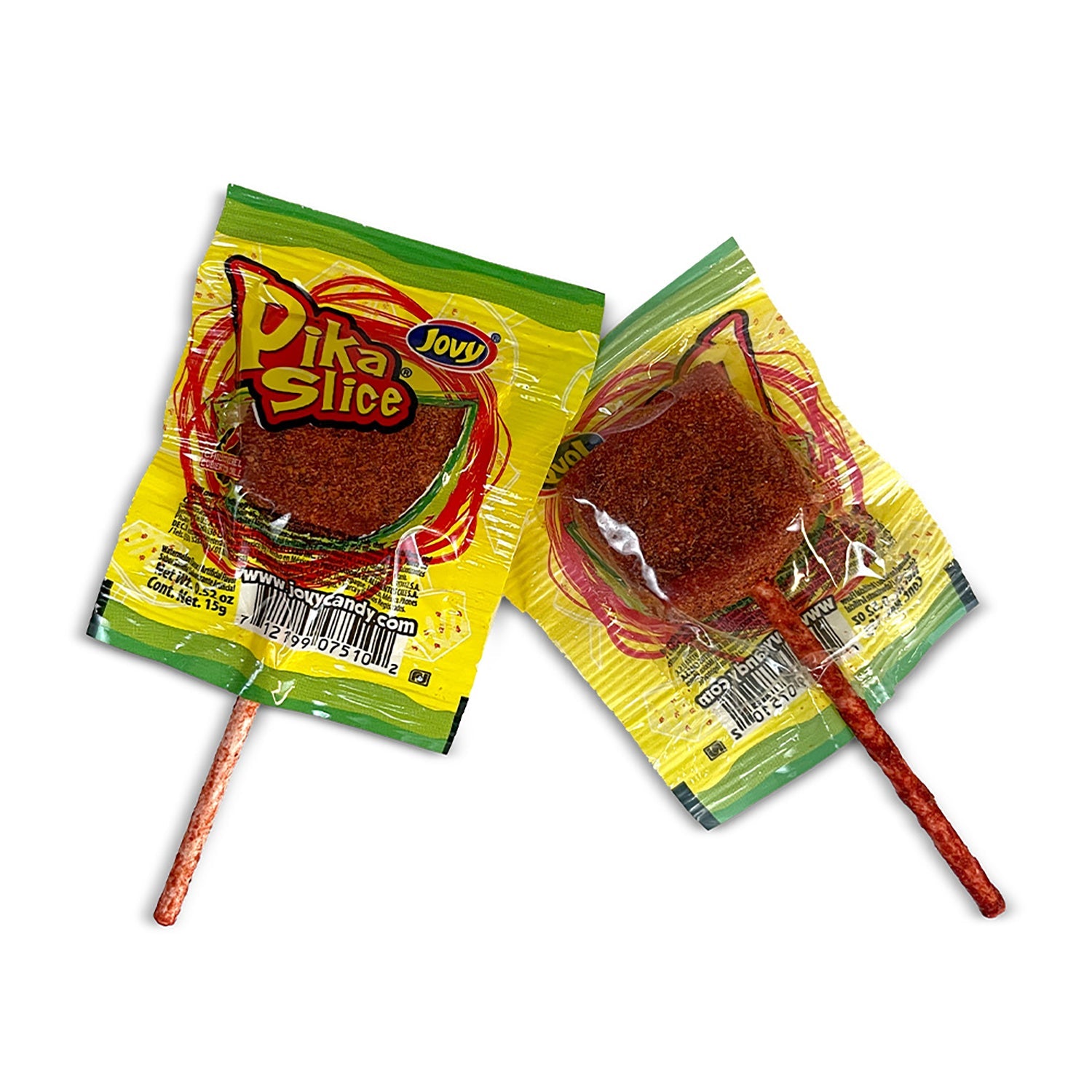 Jovy Pika Slice Sandia Watermelon Candy - 40ct Resealable Bag | Sweet & Sour Gummy Treats for Kids, Parties & Movie Nights