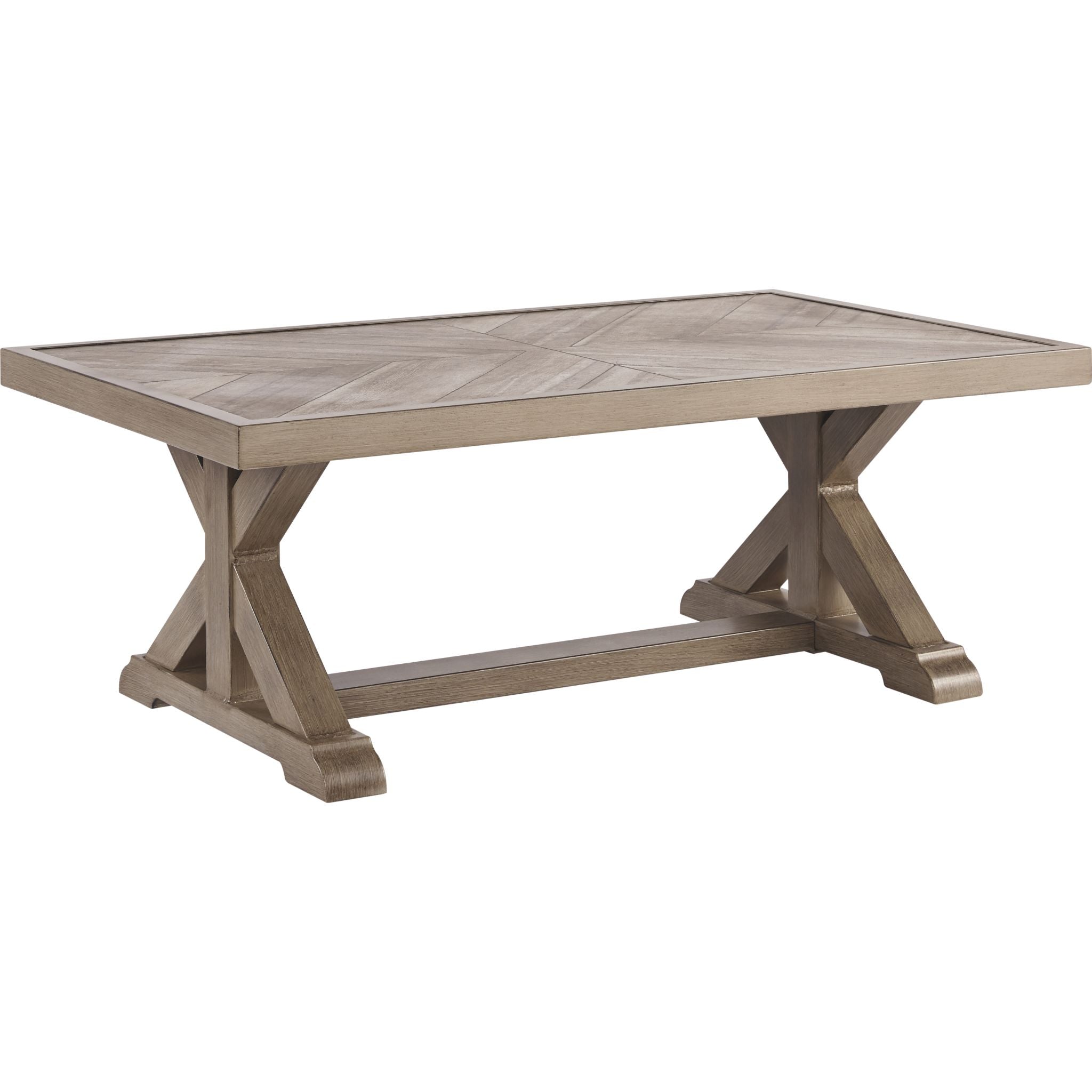 Beachcroft Outdoor Coffee Table - Weather-Resistant & Durable Patio Furniture for Garden, Poolside, and Backyard Relaxation