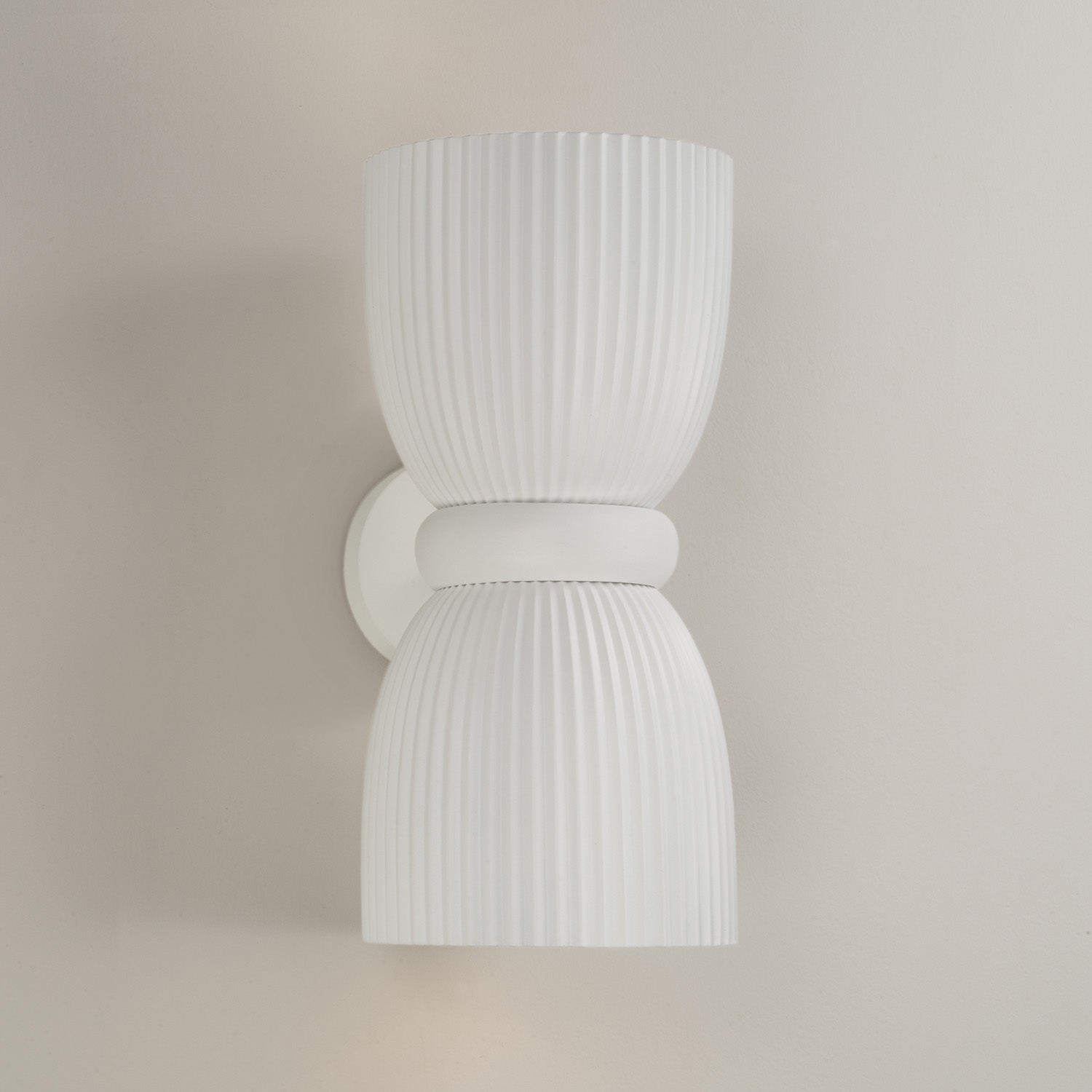 Alexis Sconce Wall Light - Modern Brass Finish with Clear Glass Shade for Living Room, Bedroom, or Hallway Lighting
