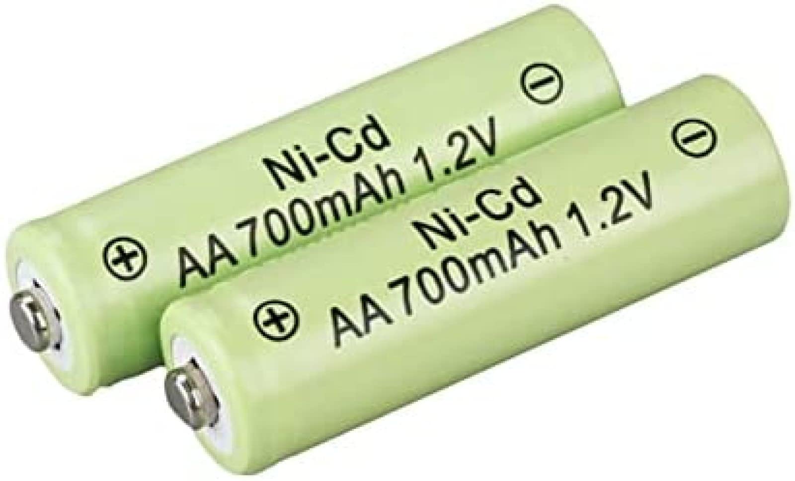 700mAh 1.2V Rechargeable Ni-CD Solar Batteries for LED Garden Lights - Power Outdoor Solar Lights, Pathway Markers & Landscape Lighting