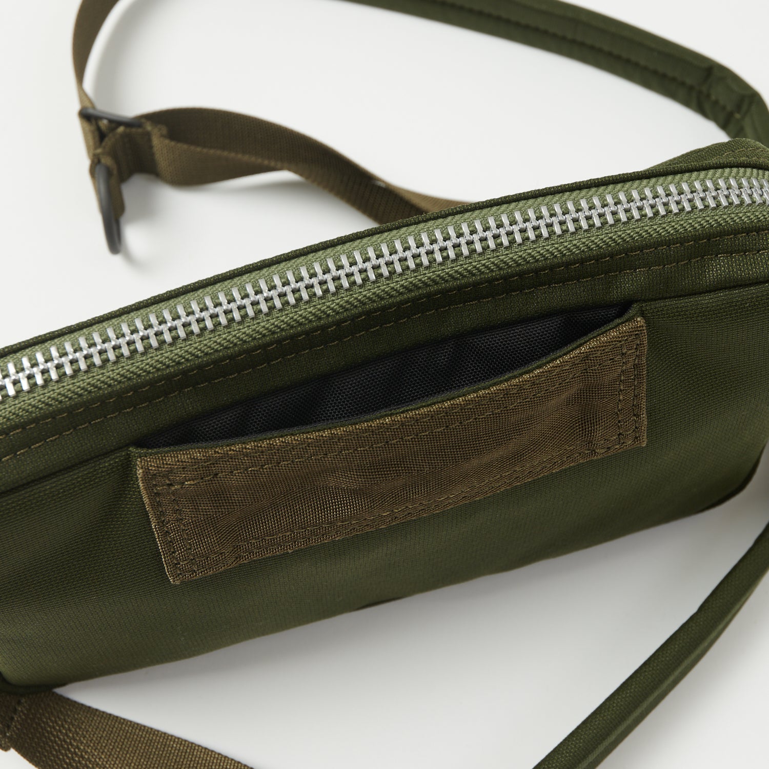 Porter Yoshida & Co. Flying Ace 2-Way Shoulder Bag - Olive Drab | Durable Nylon Crossbody & Messenger Bag for Travel, Work & Everyday Use