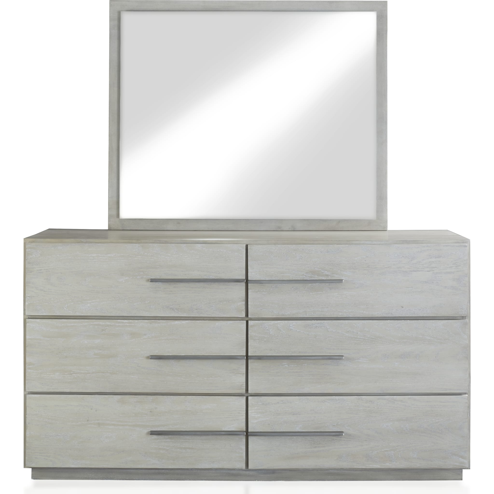 2024 Cotton Grey 6-Drawer Dresser for Bedroom & Closet Organization | Modern Storage Solution
