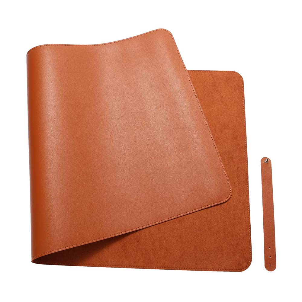 Premium PU Leather Desk Pad Protector 35.5