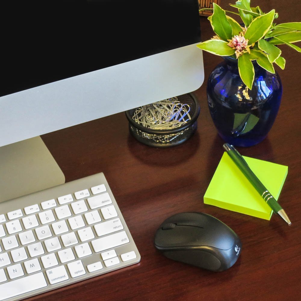 Logitech M317 Wireless Mouse with Unifying Receiver - Black (Certified Refurbished) | Compact Ergonomic Design for Laptop, Office & Travel Use