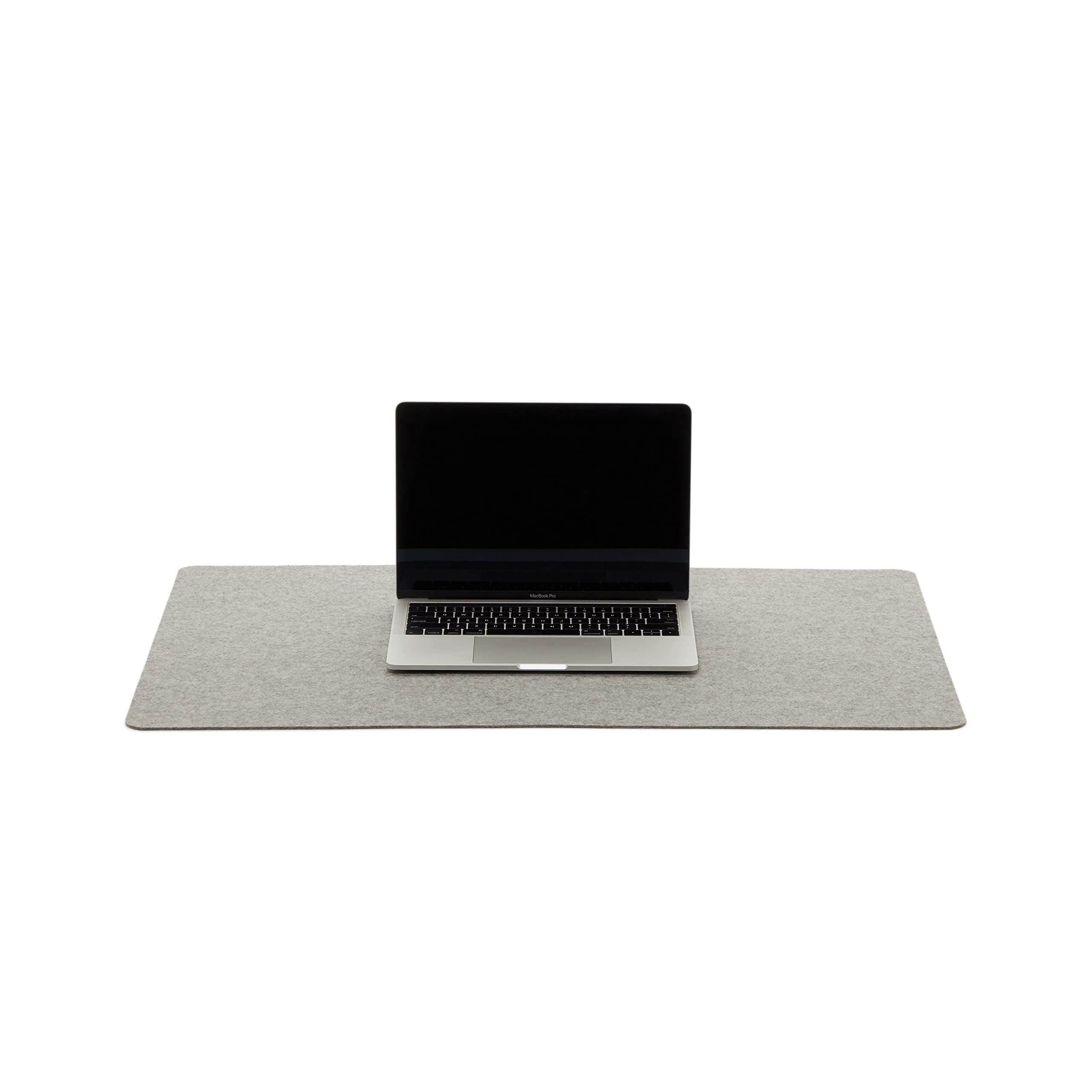 Premium Graf Lantz Mosen Large Merino Wool Felt Desk Pad - Non-Slip Luxury Office & Home Desk Mat, 31
