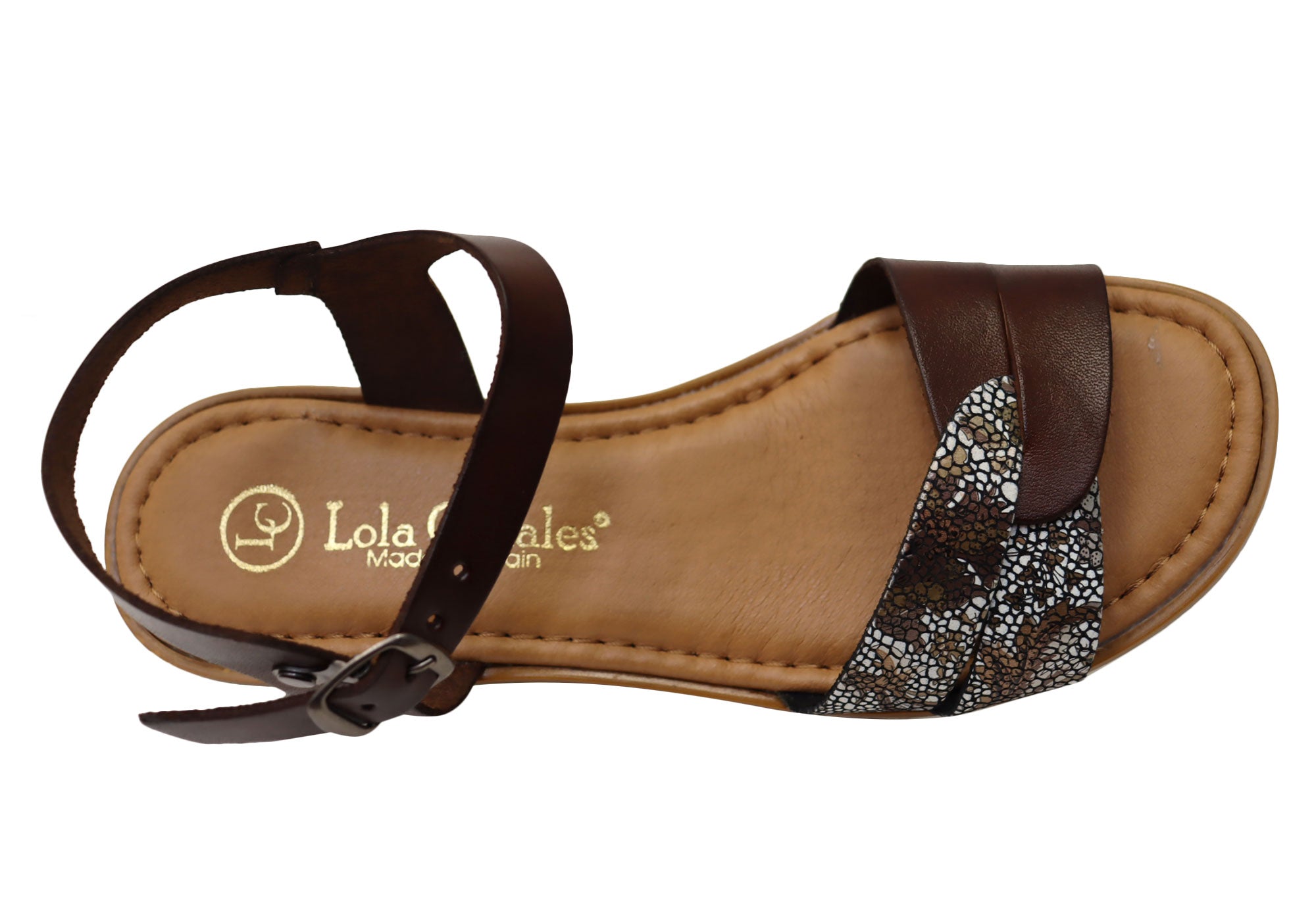 Ellie Women's Comfortable Leather Sandals - Handmade in Spain - Perfect for Summer, Beach & Casual Outings