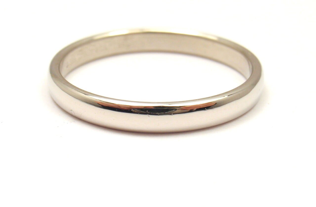 Tiffany & Co. Platinum 3mm Men's Wedding Band Ring - Size 11.25 - Elegant Classic Wedding Ring for Men, Engagement, Anniversary Gift, or Special Occasion Jewelry
