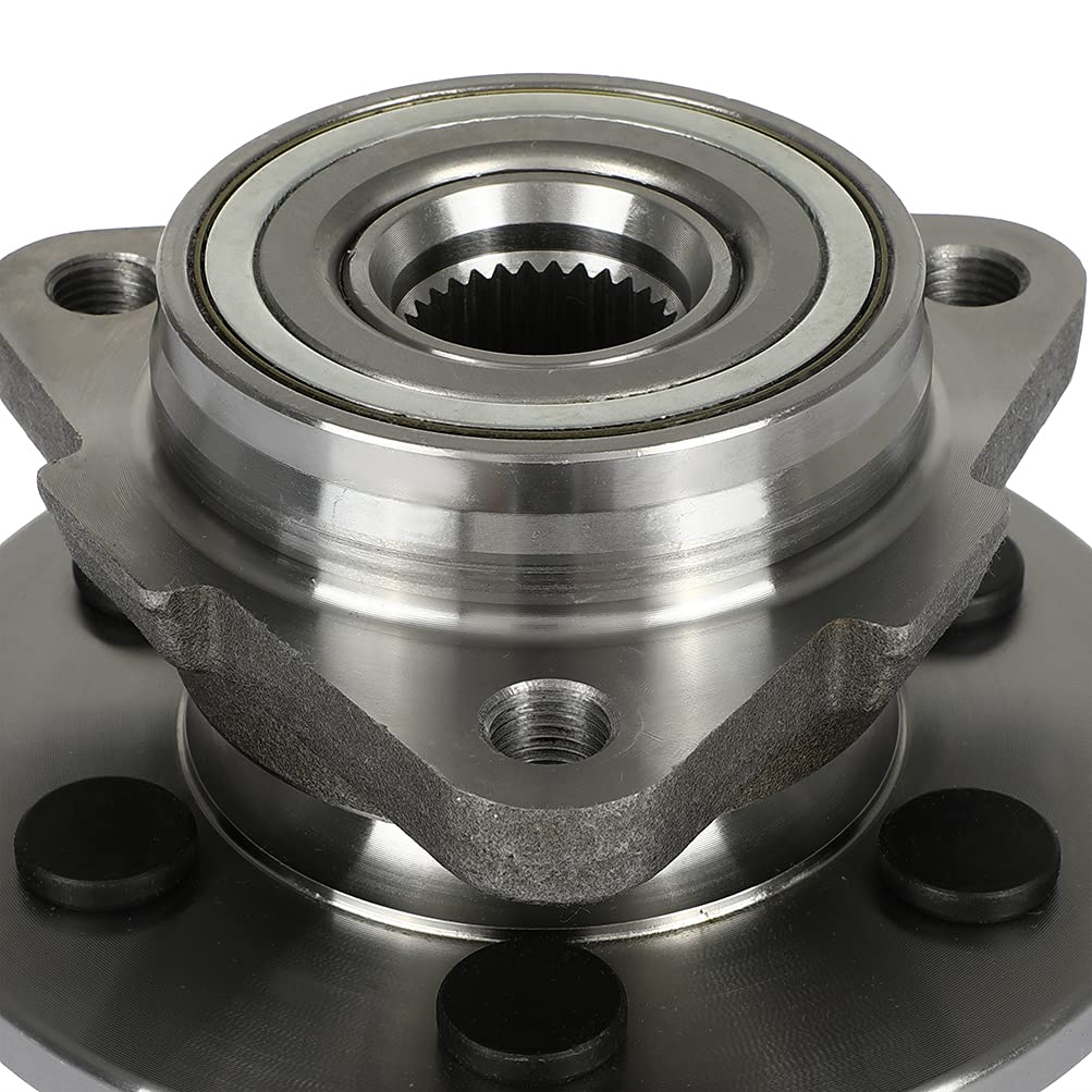 ROADFAR Wheel Bearing & Hub Assembly - Compatible with 1997-2004 Dodge Dakota & 1998-2003 Dodge Durango - Front Wheel Bearing 515007 (Set of 2) - Perfect for Off-Roading, Towing & Daily Driving