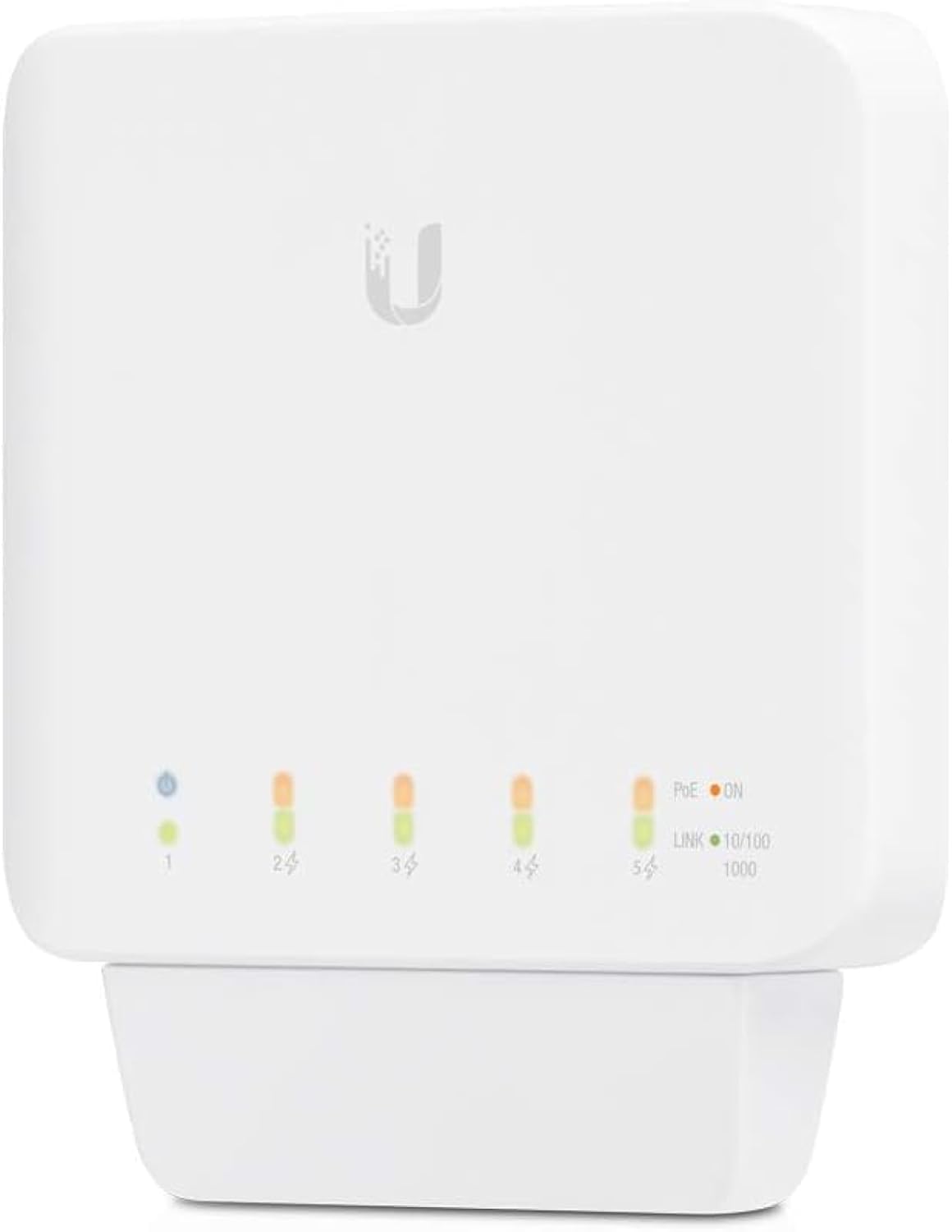 Ubiquiti USW-FLEX DPST 5-Port Gigabit PoE Switch with 1Gbps Speed | Aluminum Housing | Ideal for Home Office, Smart Home & Network Expansion