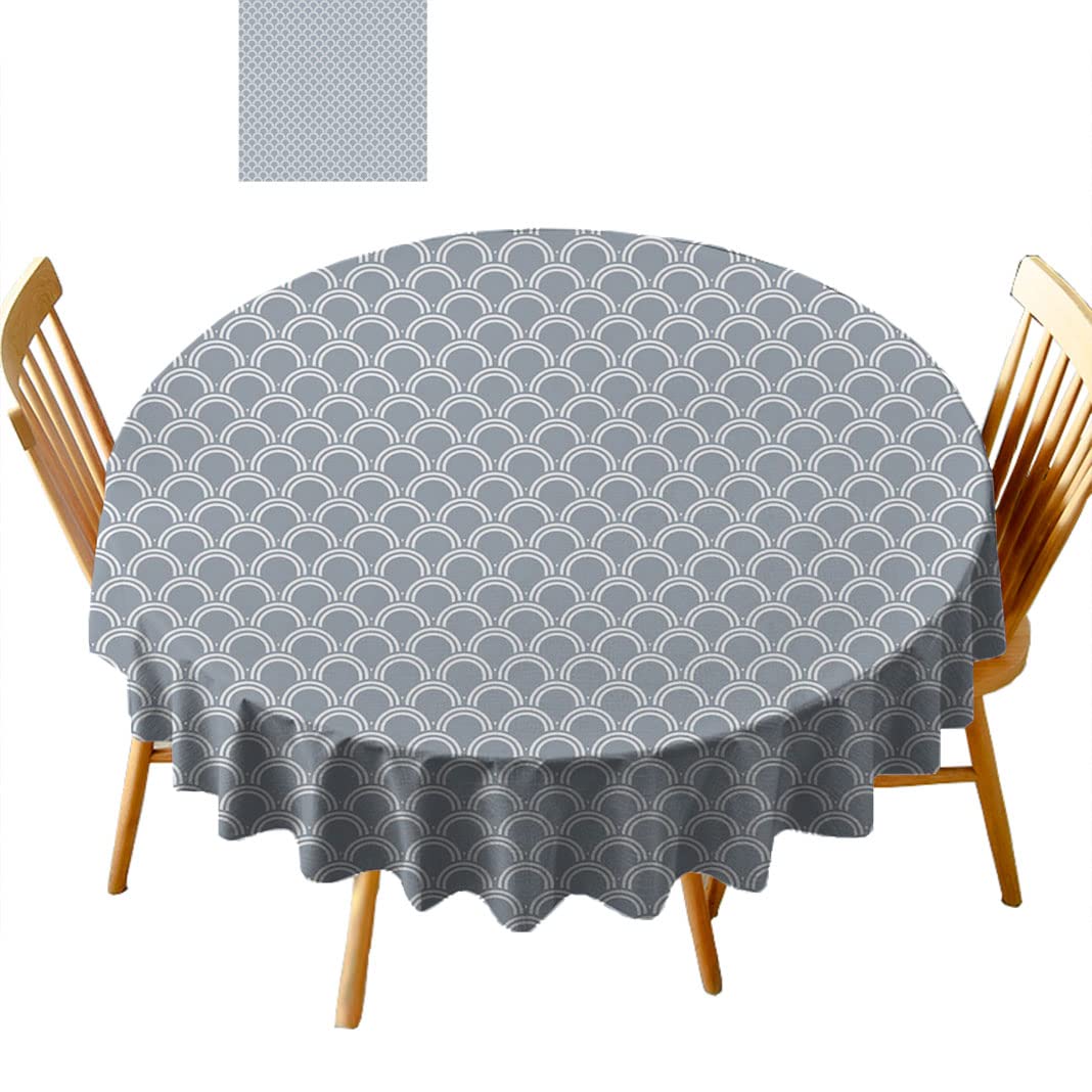 Round Tablecloths 36 Inch - Premium Fabric Table Cover for Coffee & Tea Tables (B29QL) - Perfect for Dining, Parties, and Home Decor