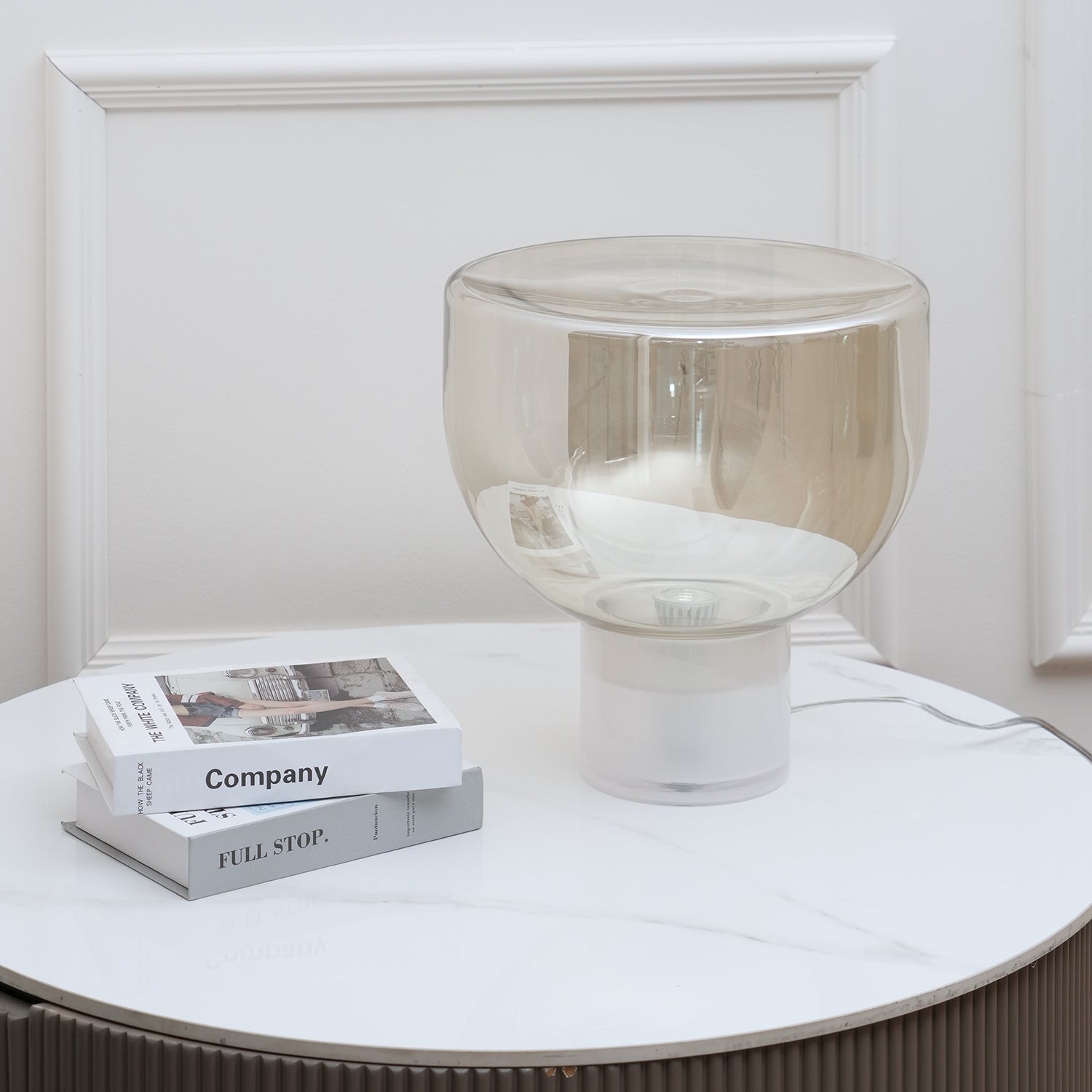 Aella Modern LED Table Lamp - Adjustable Brightness, Touch Control, USB Charging - Perfect for Bedroom, Living Room, Office & Study Desk Lighting