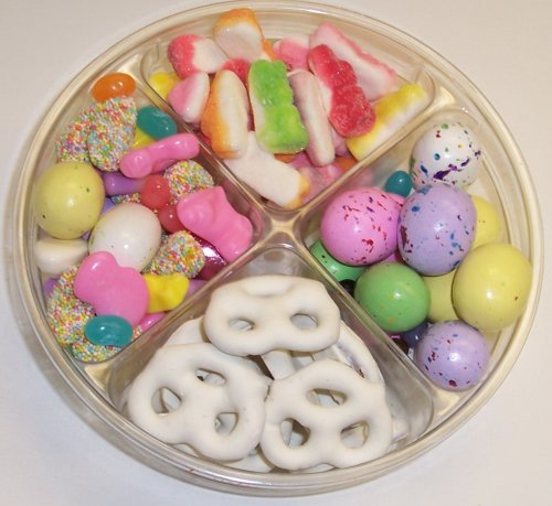 Scott's Cakes 4-Pack Easter Candy Assortment - Sour Bunnies, Deluxe Easter Mix, Chocolate Malt Eggs & White Pretzels - Perfect for Easter Baskets, Party Favors & Holiday Gifting