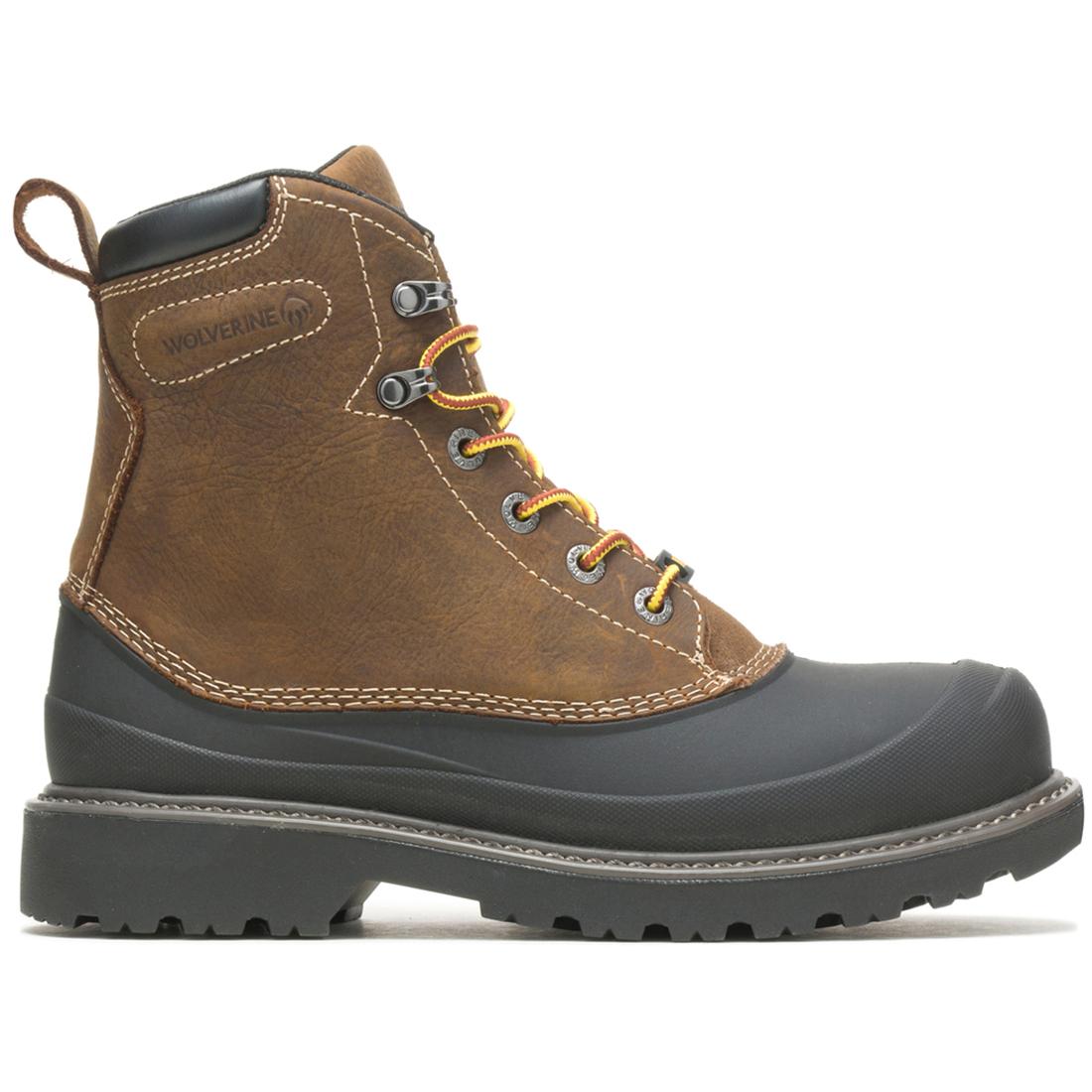 Floorhand Swamp Steel Toe Waterproof Work Boots for Men - Heavy Duty Safety Shoes with Slip & Oil Resistant Outsole - Ideal for Construction, Oil Rig, and Outdoor Work