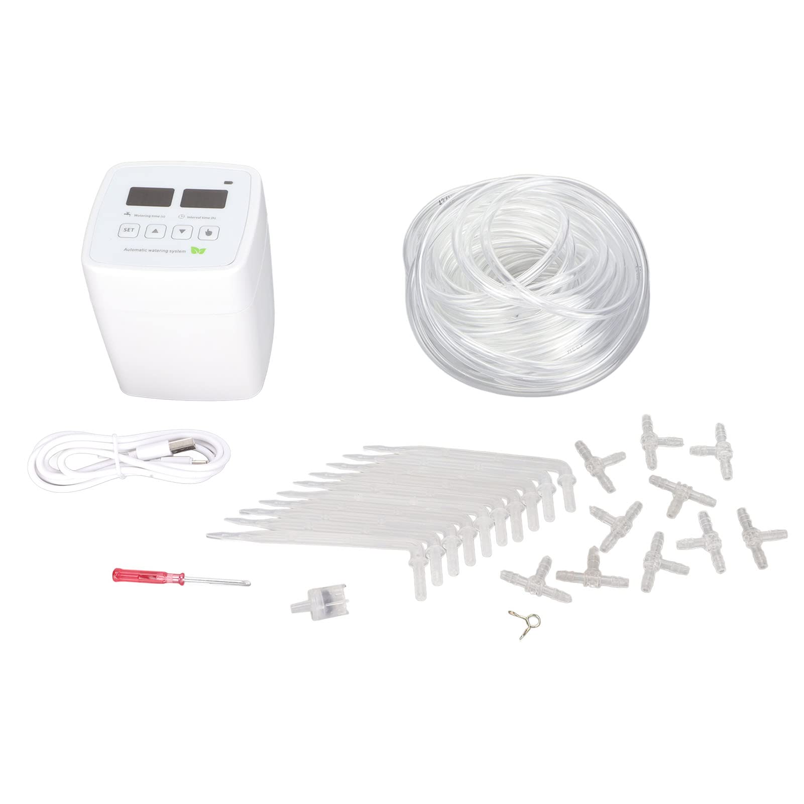 2.5m Automatic Drip Irrigation Kit - Self Watering System with Timer for Houseplants, Garden, Flower Beds & Patios | Indoor & Outdoor Plant Care Solution