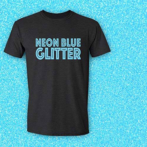 Glitter Neon Blue