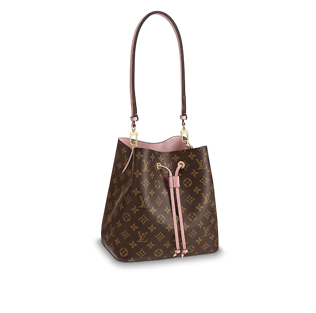 Authentic Louis Vuitton NéoNoé Monogram Rose Poudre Handbag - Luxury Crossbody Purse for Women, Perfect for Work, Travel & Everyday Use