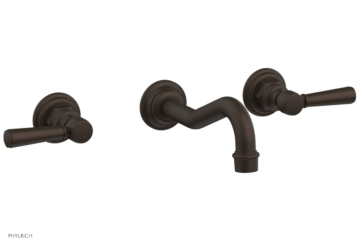 HENRI Wall Mount Tub Faucet Set with Lever Handles - Model 161 57 - Perfect for Modern Bathroom Renovations and Spa-Like Showers