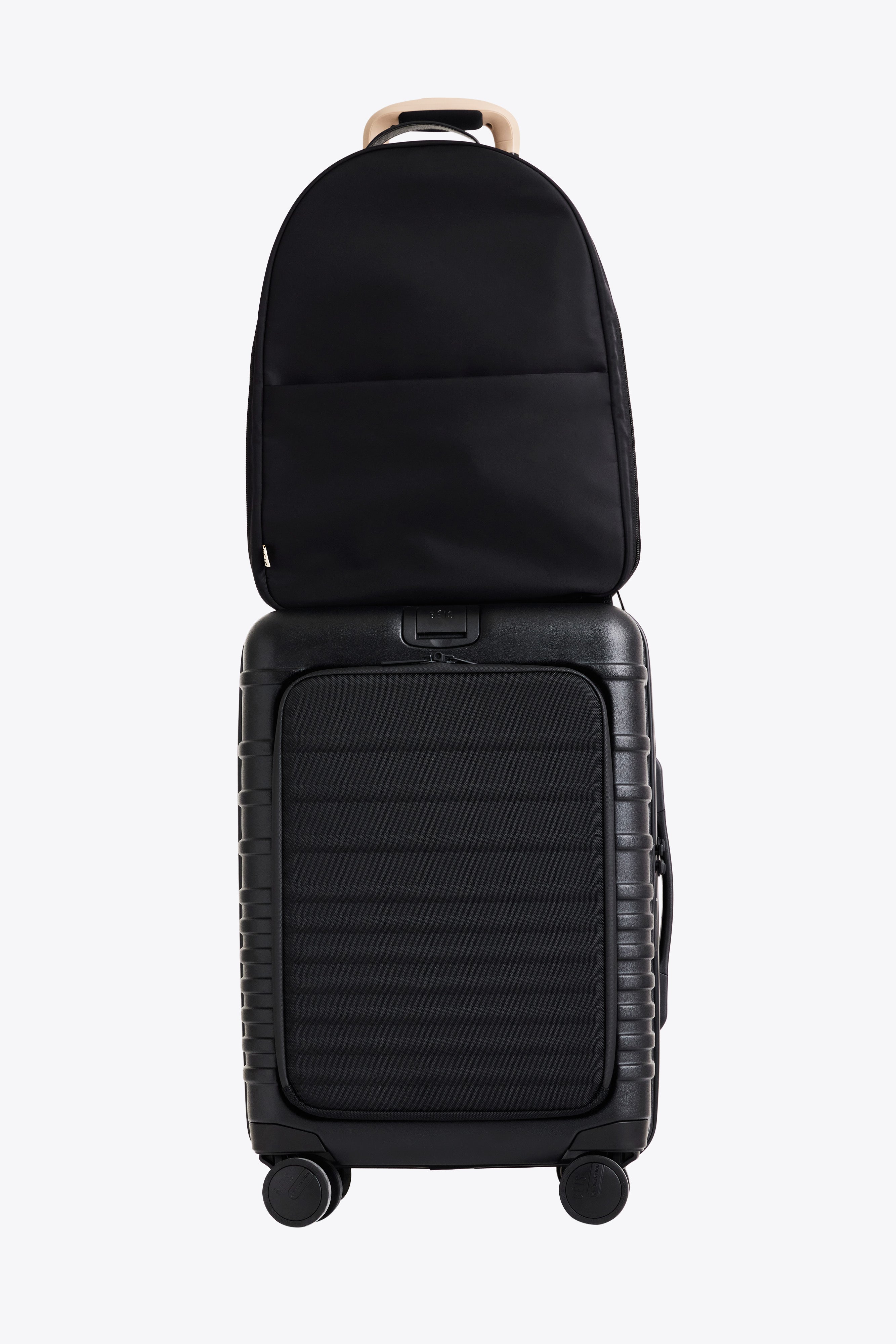 Premium Black Commuter Backpack for Men & Women - Waterproof Laptop Backpack with USB Charging Port - Ideal for Work, Travel & Daily Use
