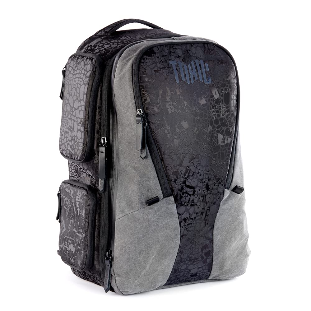 Toxic Valkyrie 25L Camera Backpack - Padded DSLR/SLR Bag with Smart Storage & Lumbar Support - Waterproof Onyx Black Photography Backpack for Travel, Hiking & Outdoor Shooting (VALKYRIE-ONYX-L)
