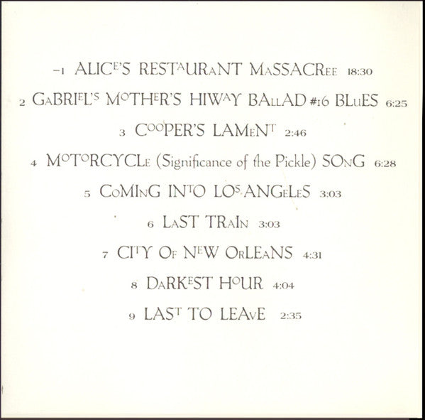 Arlo Guthrie - The Best Of Arlo Guthrie CD (Compilation, Reissue, Near Mint or Mint Condition) | Folk Music Collection, Vintage Album Gift for Music Lovers
