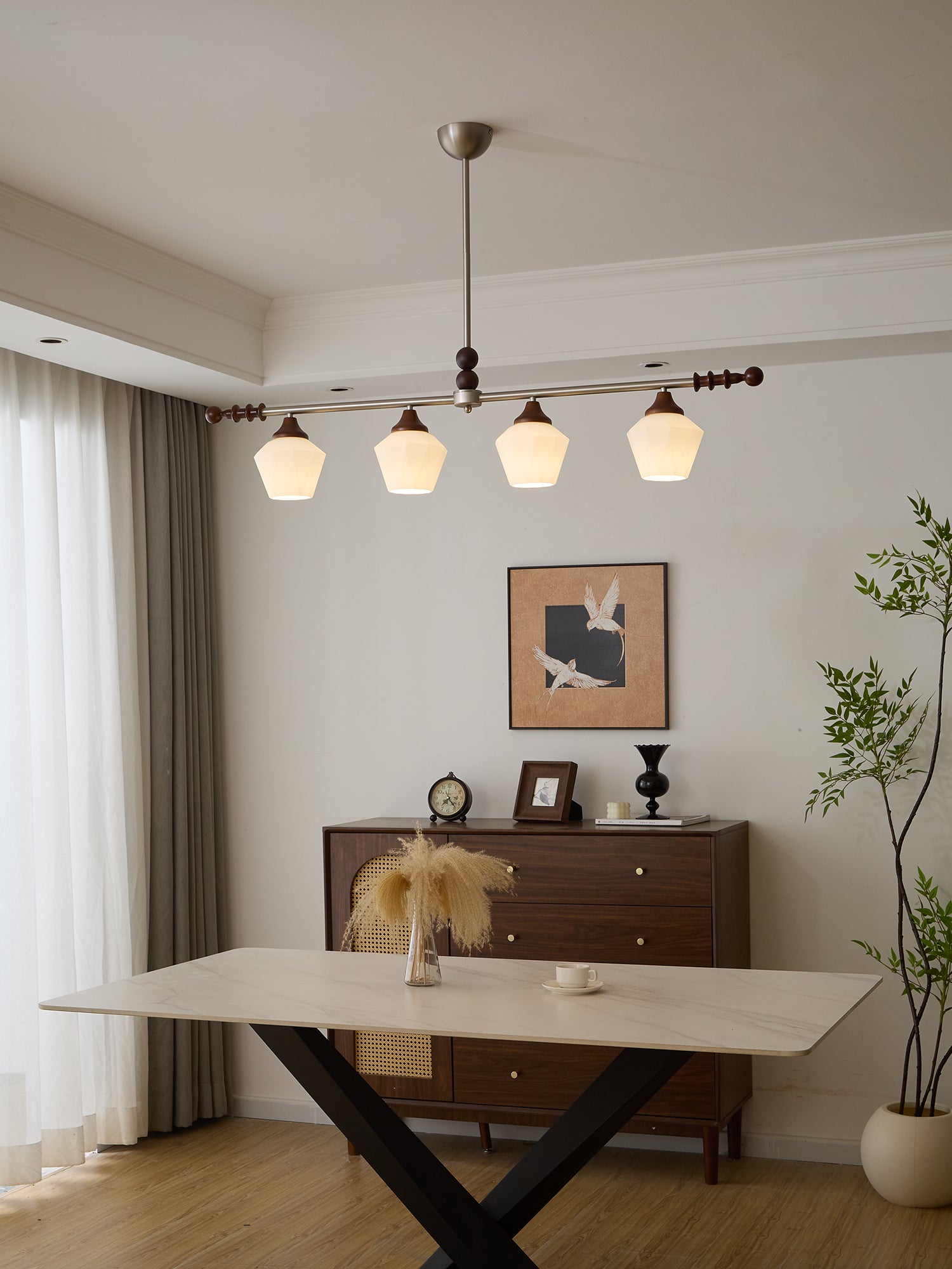 Clarabelle Crystal Chandelier - Elegant Modern Ceiling Light Fixture for Dining Room, Living Room & Bedroom Decor