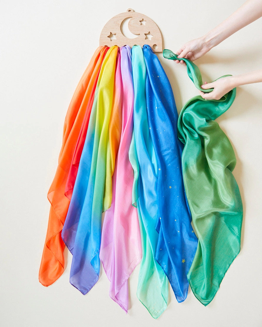 Sarah's Silks Premium Playsilk - Colorful Silk Scarf for Kids Dress Up, Dancing & Imaginative Play - Perfect for Pretend Play, Storytelling & Creative Movement Activities