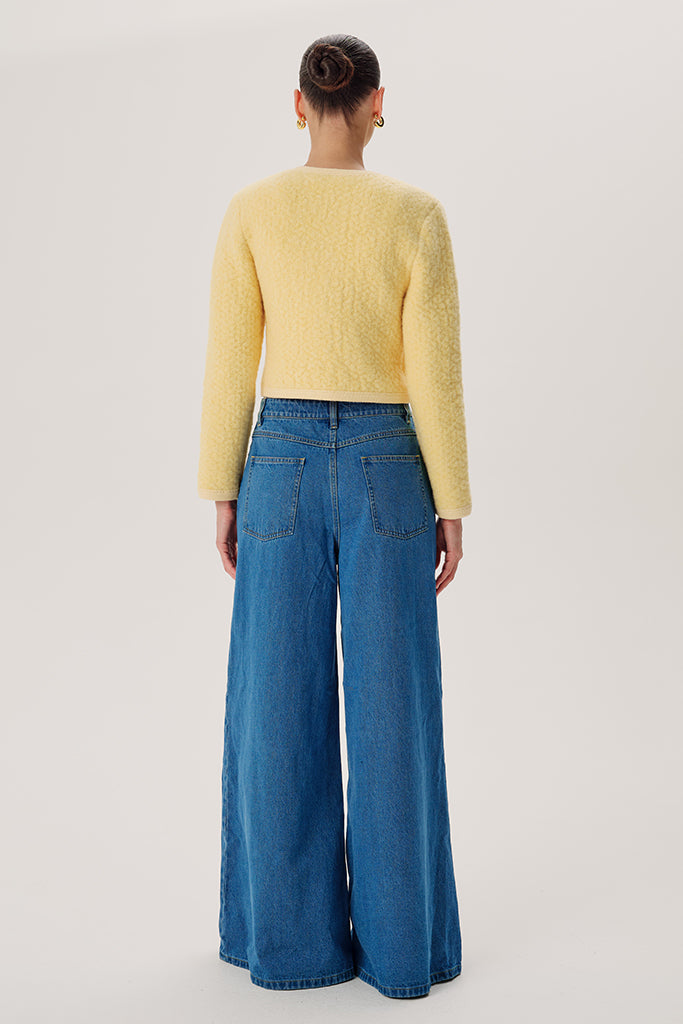 Ronny Kobo Ronny 70s Flare Jeans - Vintage Indigo Wash High Waisted Bell Bottom Denim Pants for Women | Perfect for 70s Retro Outfits, Music Festivals & Boho Chic Style