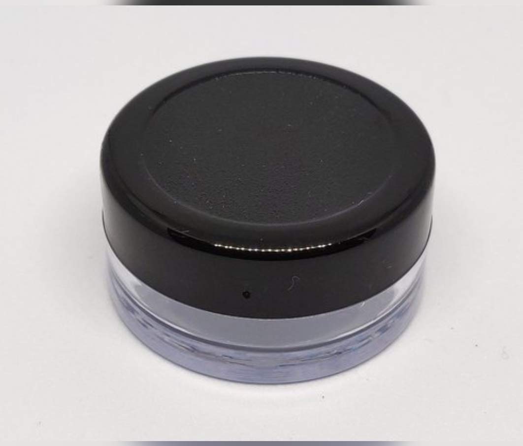 DINEMART 6-Pack 8g Acrylic Sanjar Jars with Black Lids & Leakproof Washers - Empty Cosmetic Containers for Lip Balm, DIY Skincare, Body Butter, Creams | Travel-Friendly, Home Use, Salon Storage, Gift Packaging