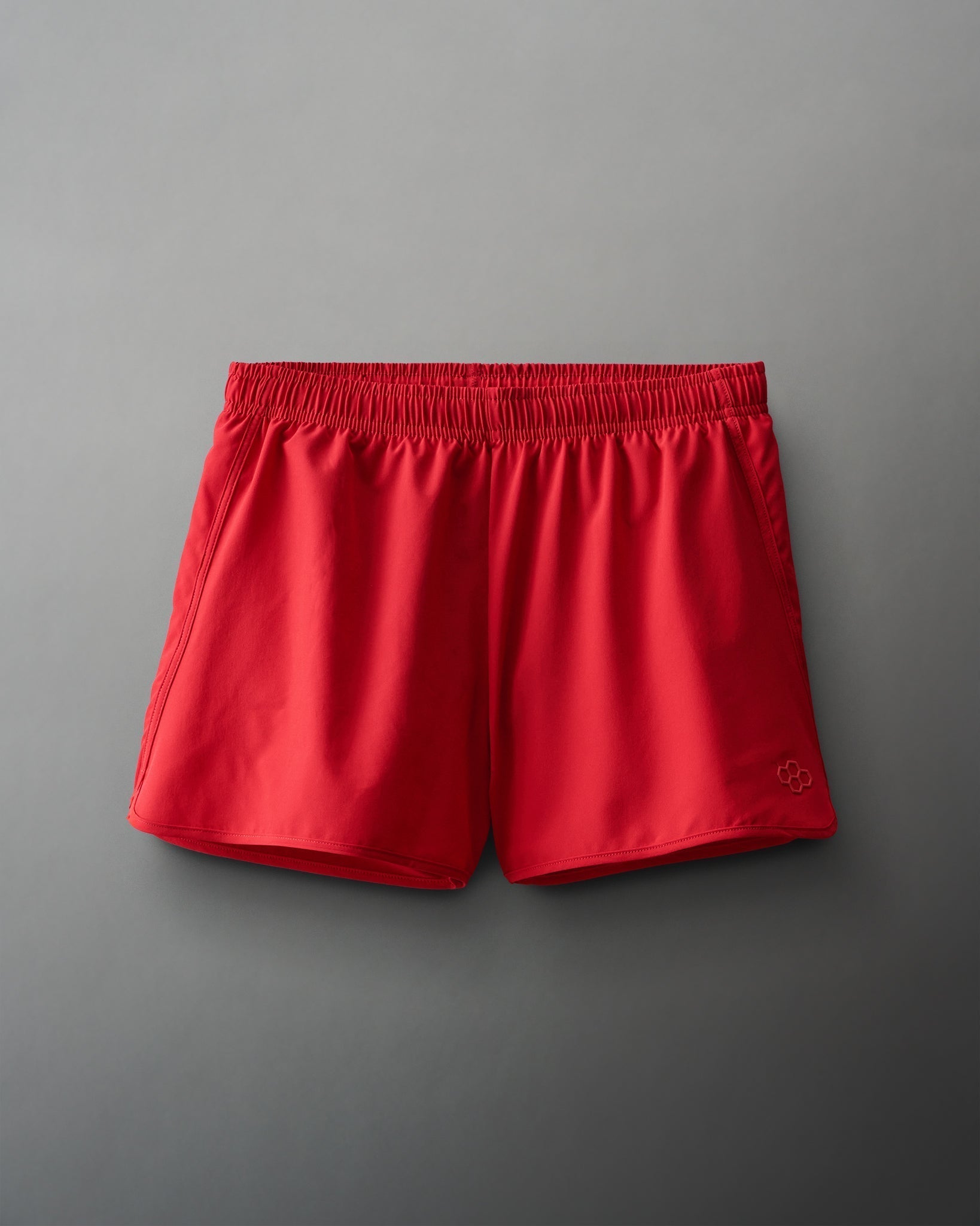 RUDIS Women's Lightweight Athletic Shorts - Breathable Quick-Dry Running Shorts for Women, Red - Perfect for Gym, Yoga & Outdoor Workouts