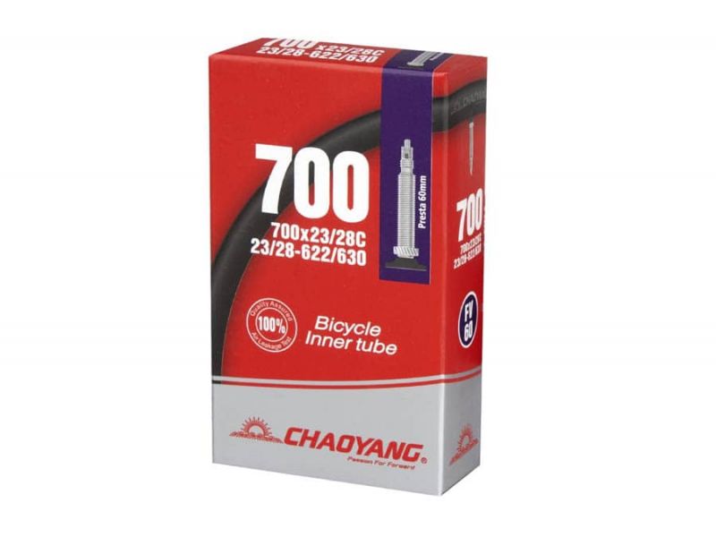 CHAOYANG 700x23/28 Bike Inner Tube - Premium Replacement Bicycle Tube for Road Bikes, Hybrid Bikes & Commuter Bikes - Perfect for Daily Rides, Training & Long-Distance Cycling