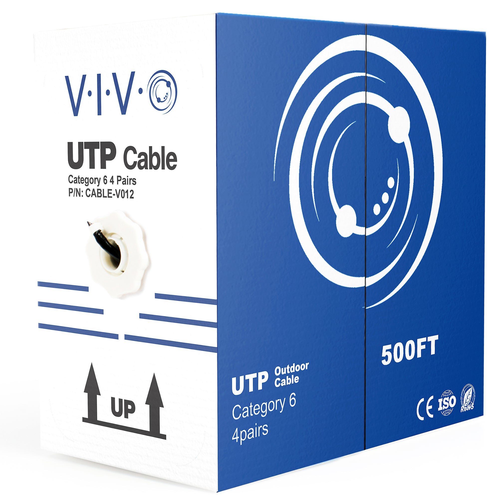 Outdoor Cat6 Ethernet Cable - 100ft Black Weatherproof Shielded Network Cable for Gaming, Streaming & Home Office - High-Speed Internet Connection for Outdoor Use