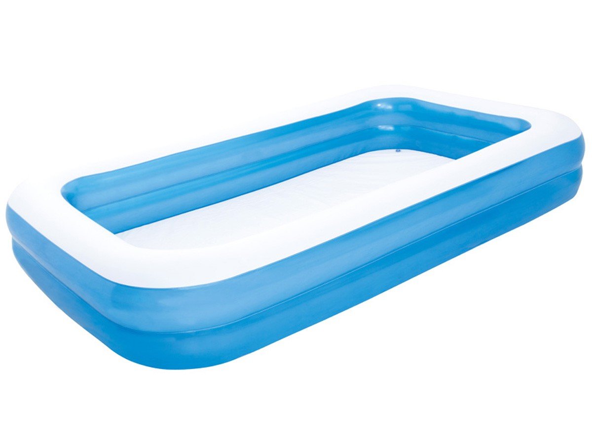 Bestway 120-Inch Rectangular Inflatable Family Pool | Large Outdoor Swimming Pool for Kids & Adults | Perfect for Backyard, Garden, and Summer Parties