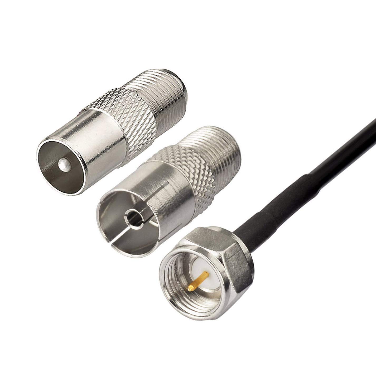 Bingfu Magnetic Base FM Radio Antenna & AM Loop Antenna for Home Stereo Receivers - Compatible with Pioneer, Onkyo, Yamaha, Marantz - HD Digital Radio Reception for Indoor AV Audio Video Home Theater Systems (Perfect for Basement, Garage or Weak Signal Areas)