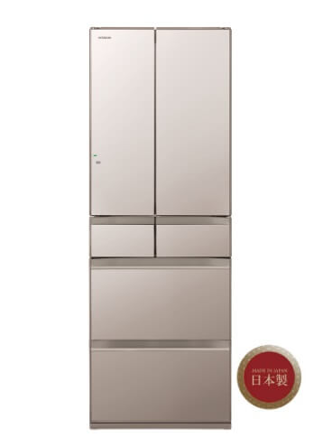 Hitachi R-HW540RS XK/XW/XN 416L Multi-Door Refrigerator - Energy Efficient Large Capacity Fridge for Home, Kitchen & Restaurant Use