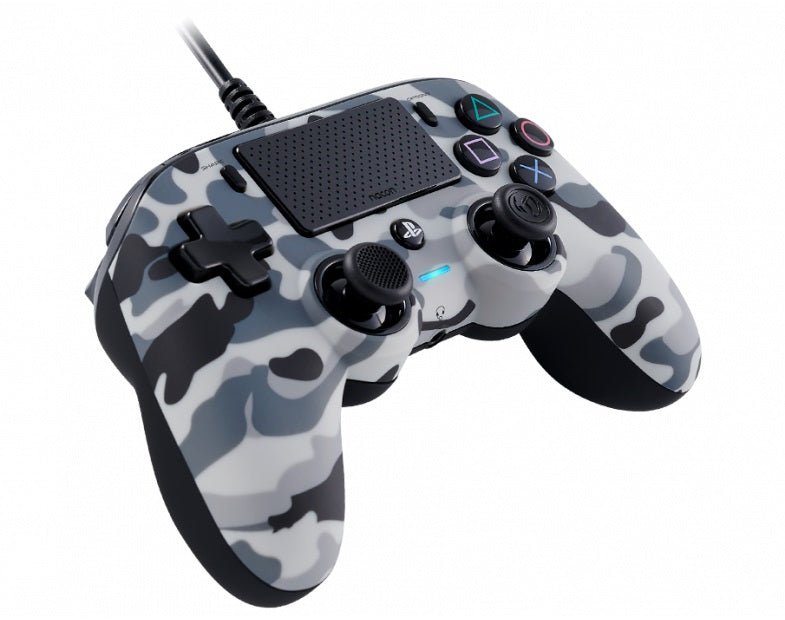 Nacon Camo Wired Compact Controller for PS4/PS5 - Ergonomic Gamepad with Enhanced Grip for Long Gaming Sessions - Perfect for FPS, Racing & Action Games