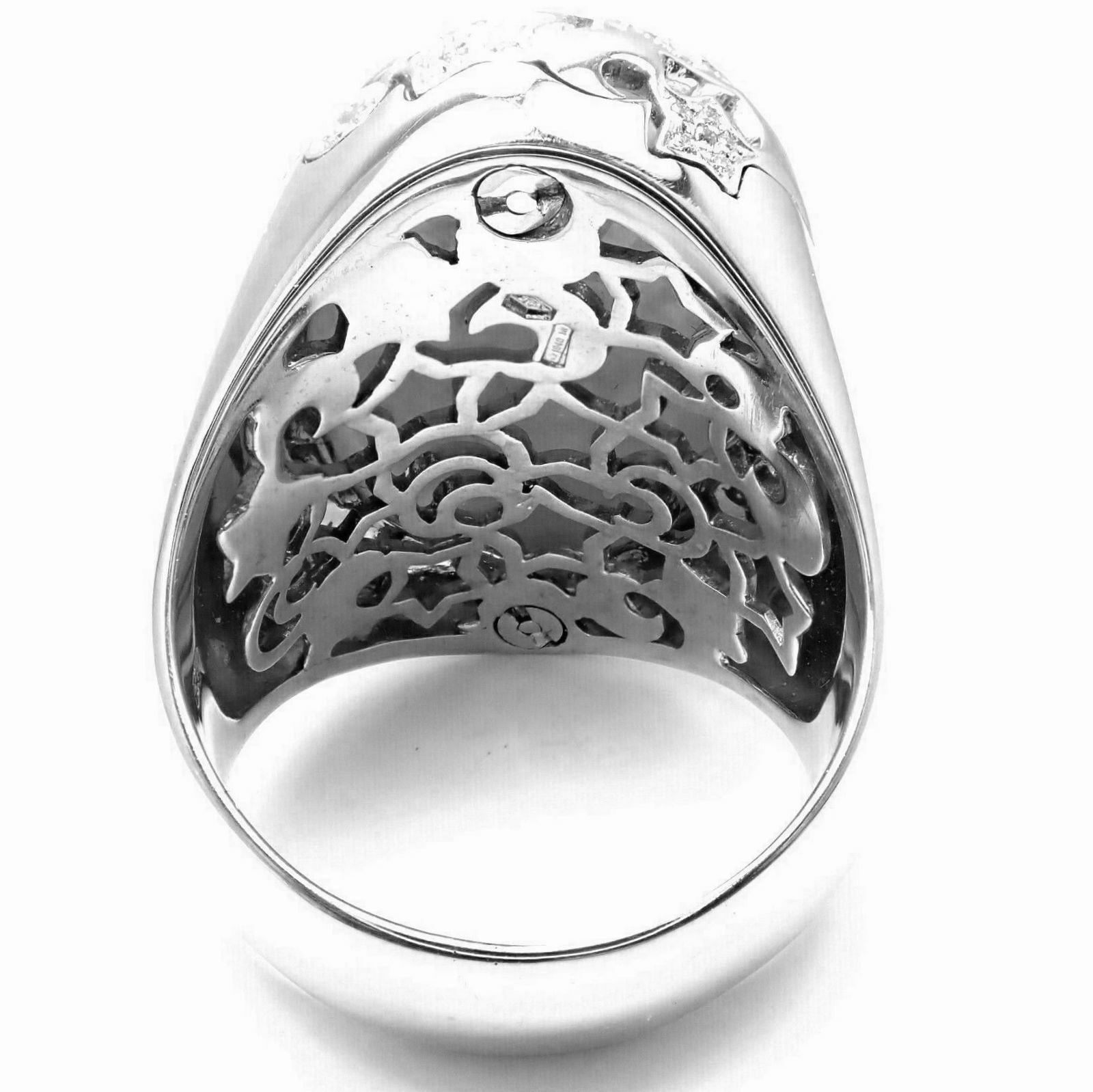Pasquale Bruni 18k White Gold 0.65ctw Diamond Cielo Stars Ring Size 12 - Luxury Engagement, Anniversary & Special Occasion Jewelry Gift for Women