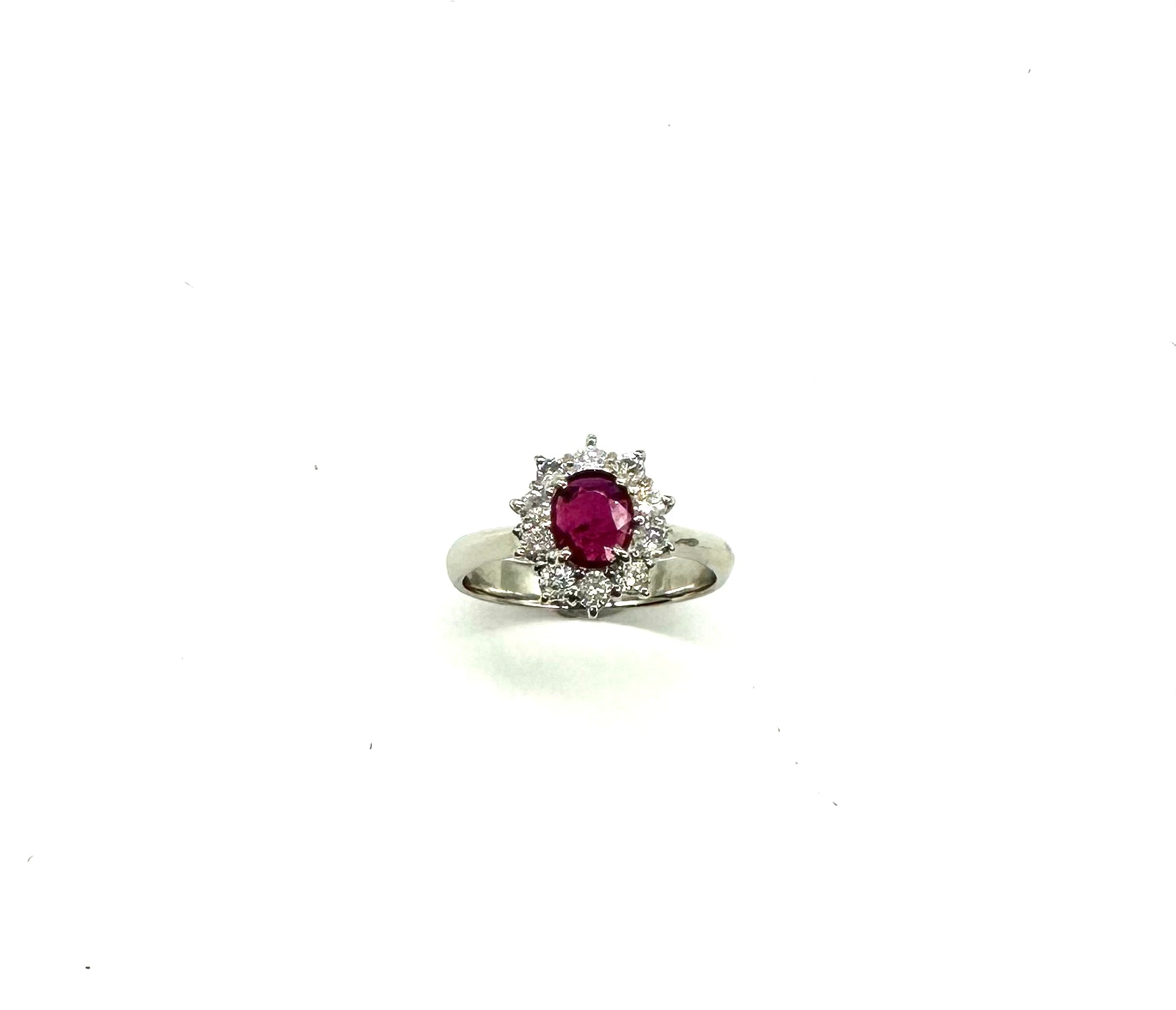 Exquisite Ruby & Diamond Ring for Women - 14K Gold Vintage Engagement Wedding Band - Perfect for Anniversary, Proposal & Special Occasions