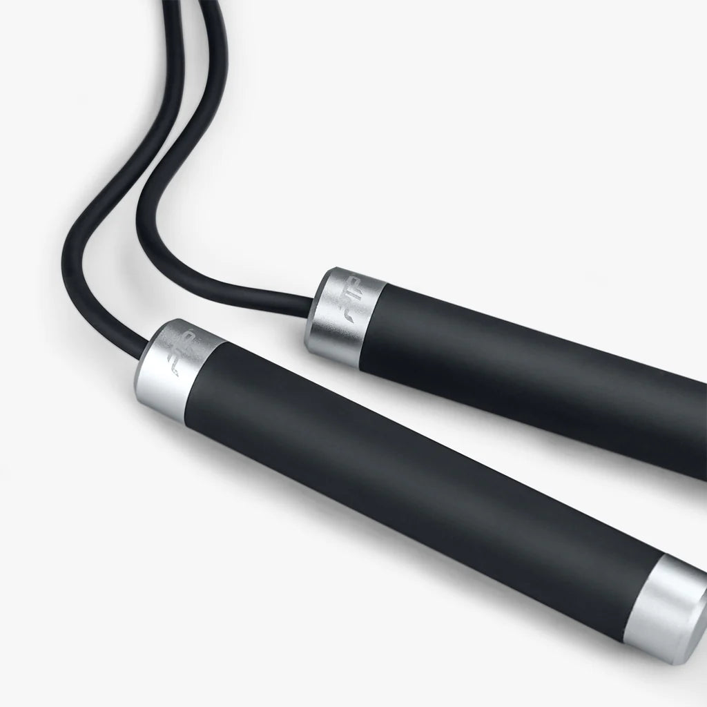 PTP Elite Jump Rope - Professional Speed Rope for CrossFit, Boxing & Fitness Training - Adjustable Length Black Jump Rope for Men & Women - Perfect for Home Gym, Weight Loss & Cardio Workouts